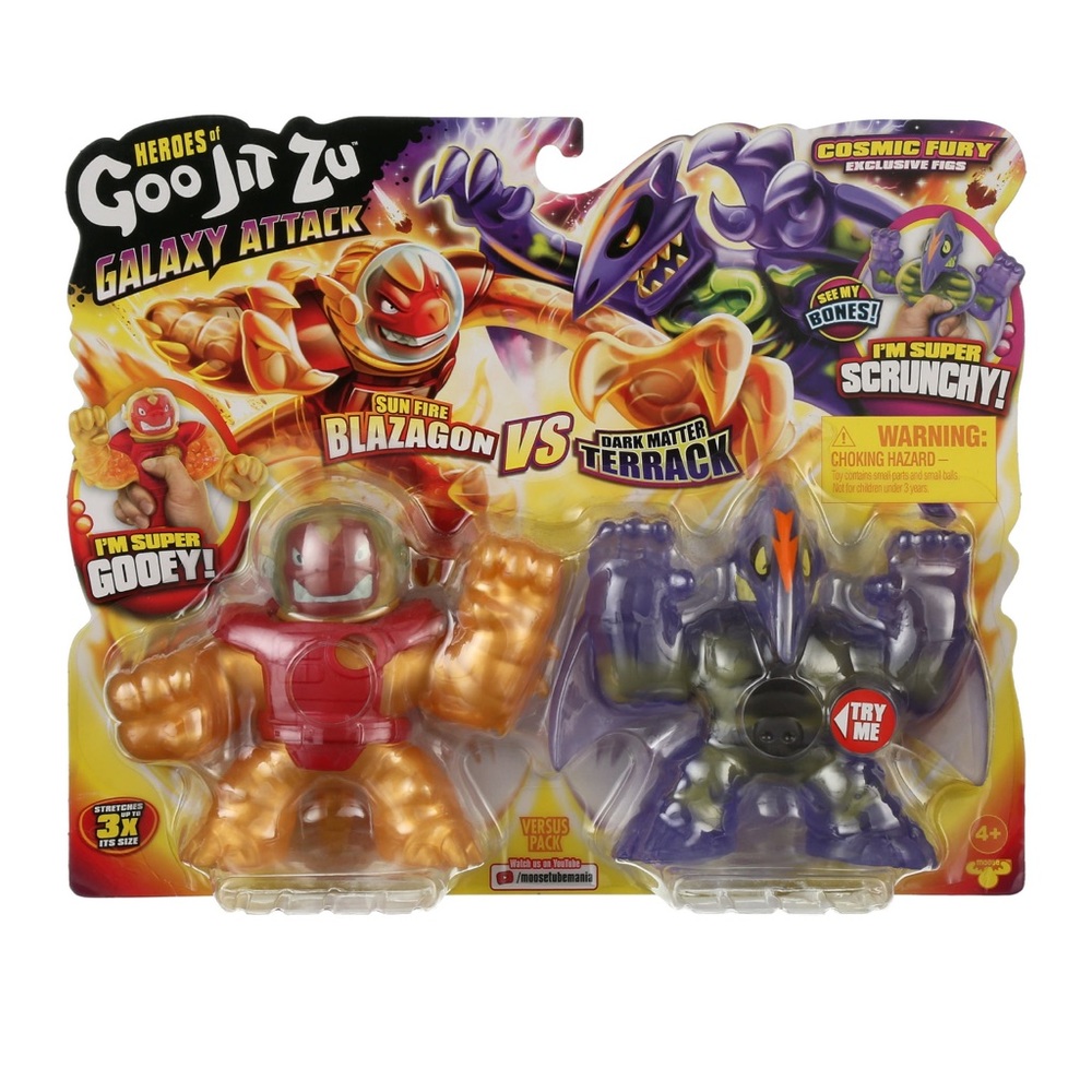 Heroes of Goo Jit Zu galaxy attack action figure cosmic fury versus NWT